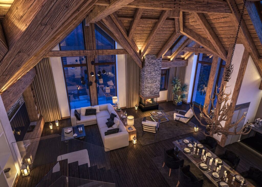 salon-rustykalny-z-jadalnia